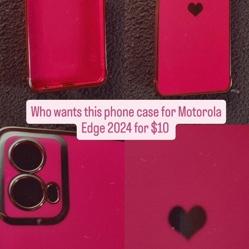 Motorola Edge 2024 Vibrant Pink Case